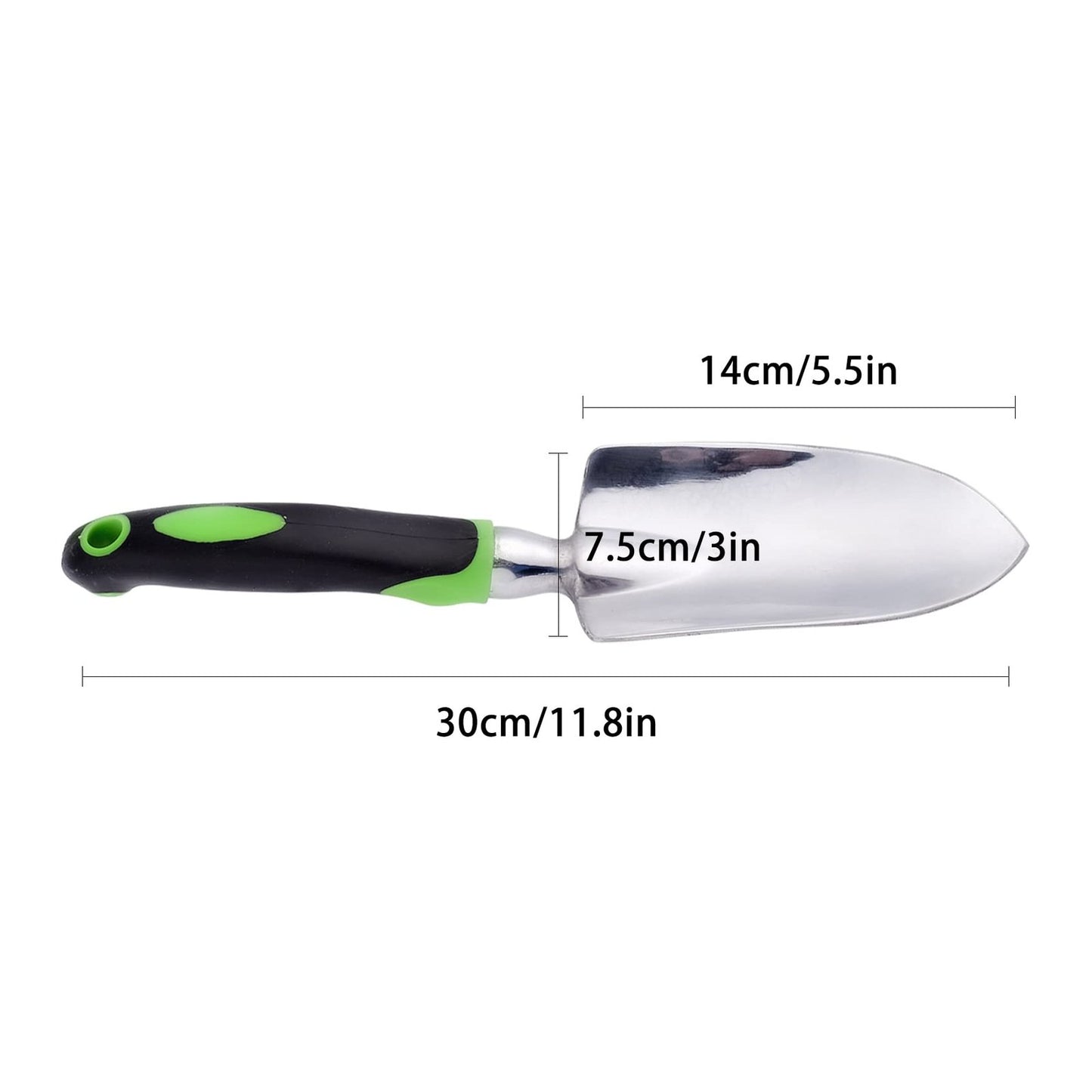 Garden Trowel: Wide Aluminum Hand Shovel - view 2