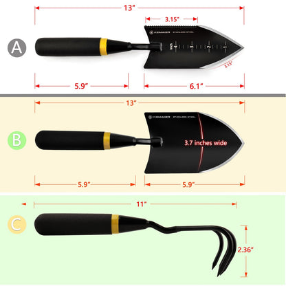 Garden Tool Set: Premium Heavy Duty Steel - view 3