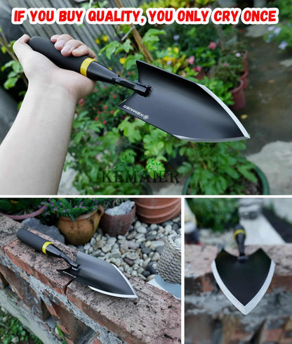 Gardening Hand Trowel: Heavy Duty Carbon Steel - view 4