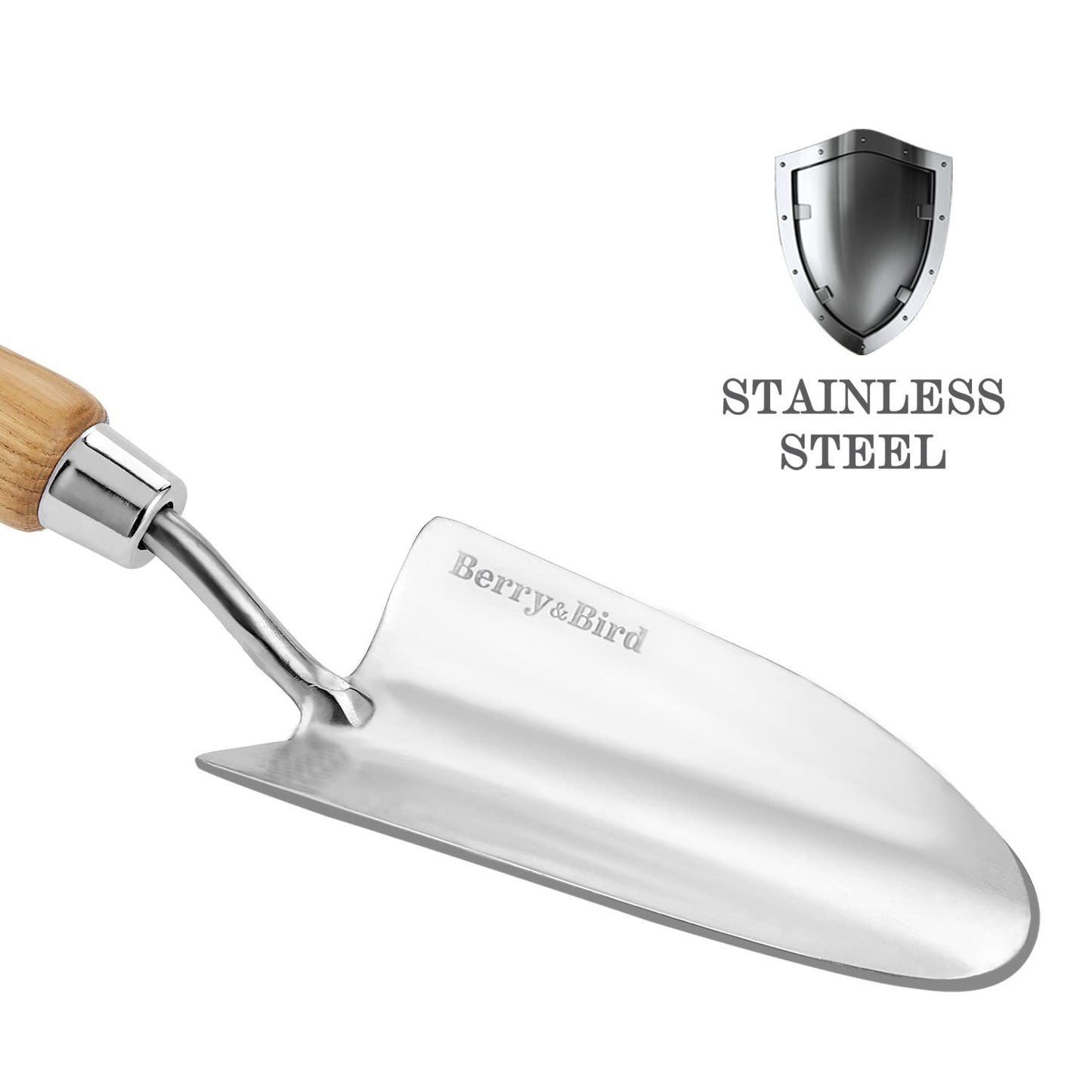 Stainless Steel Trowel: Premium Wood Handle - view 7